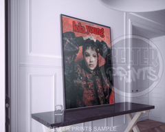 edgy girl power print, soulful UK music art