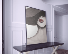 enigmatic-elegance-sophisticated-woman-wall-art-print-poster