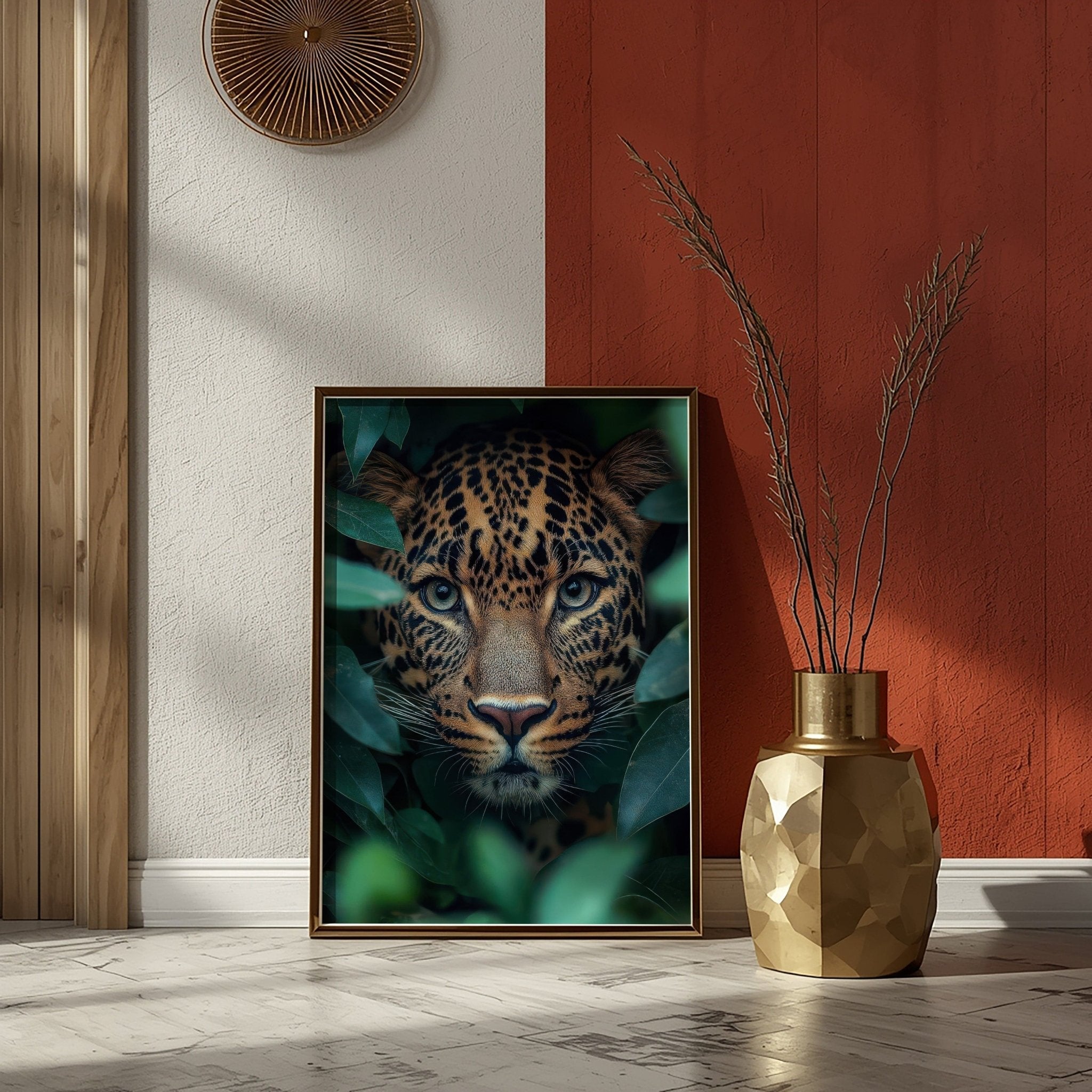 Eyes of the Wild | Leopard Jungle Cat Wall Art Print