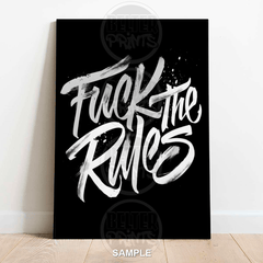 f-k-the-rules-typography-wall-art-print