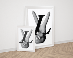  fashion statement wall decor, urban luxury poster