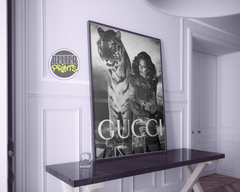  fierce glamour statement print wild luxury wall art