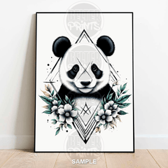 geometric-panda-modern-wall-art-print