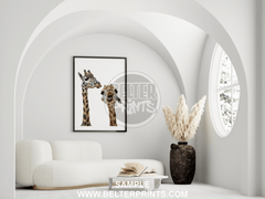 giraffe-antics-wall-art-print-poster