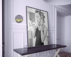 glamour-line-vintage-phone-pampering-woman-wall-art-print-poster