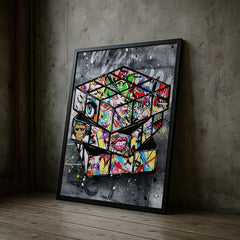 colourful-pop-art-rubiks-cube-street-art-wall-art-print