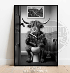 highland-cow-on-toilet-wall-art-print