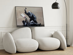 The Hammer Falls | Banksy Court Wall Art Print