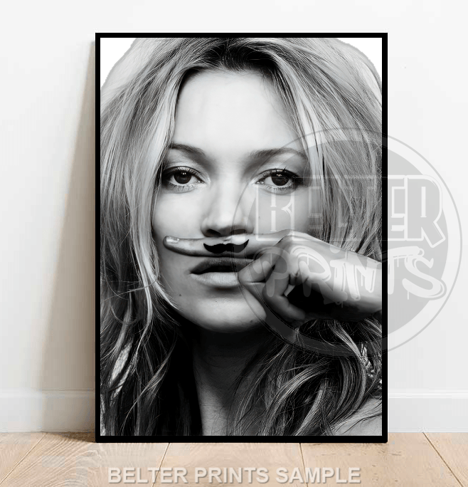 kate-moss-glam-stache-wall-art-print