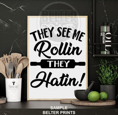 kitchen wall art print