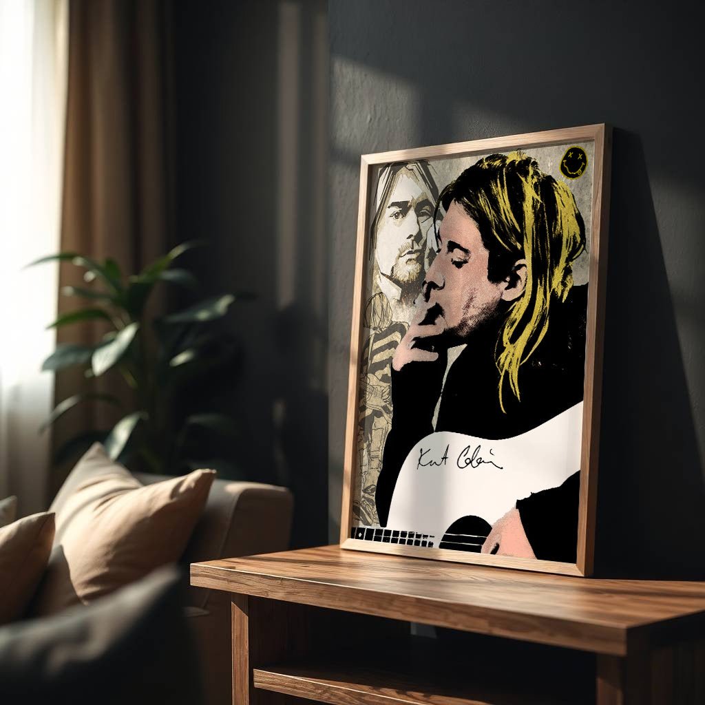 kurt-cobain-guitar-wall-art-print-nirvana-fans