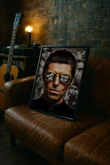 liam gallagher oasis wall art belter print music fan gift for britpop