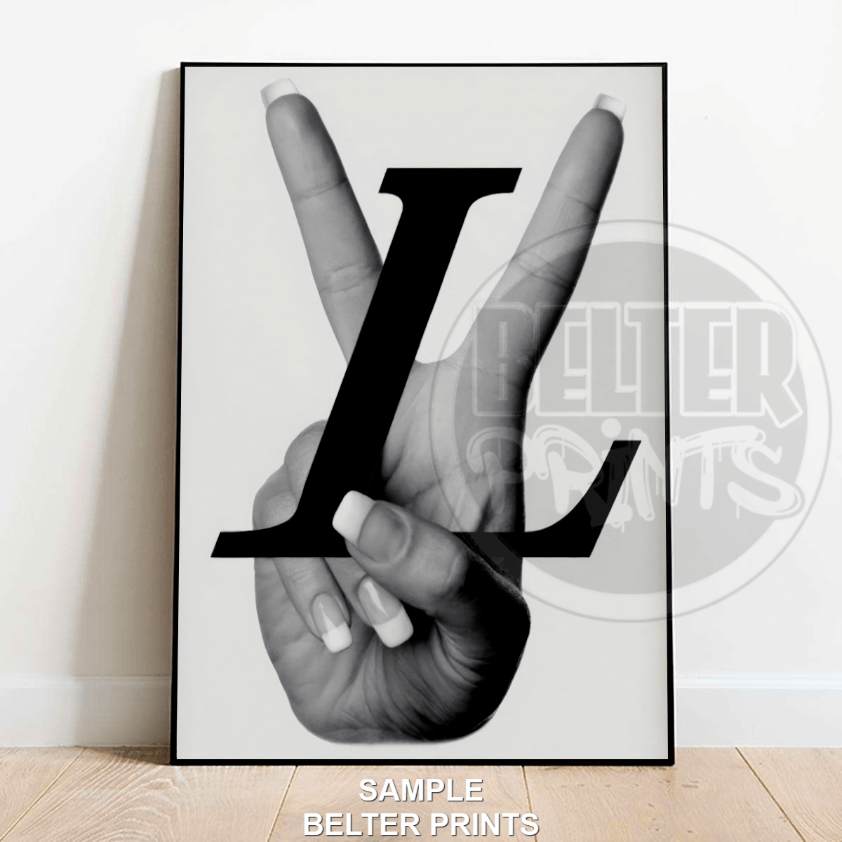 louis vuitton wall art, lv inspired wall art, luxury fashion print