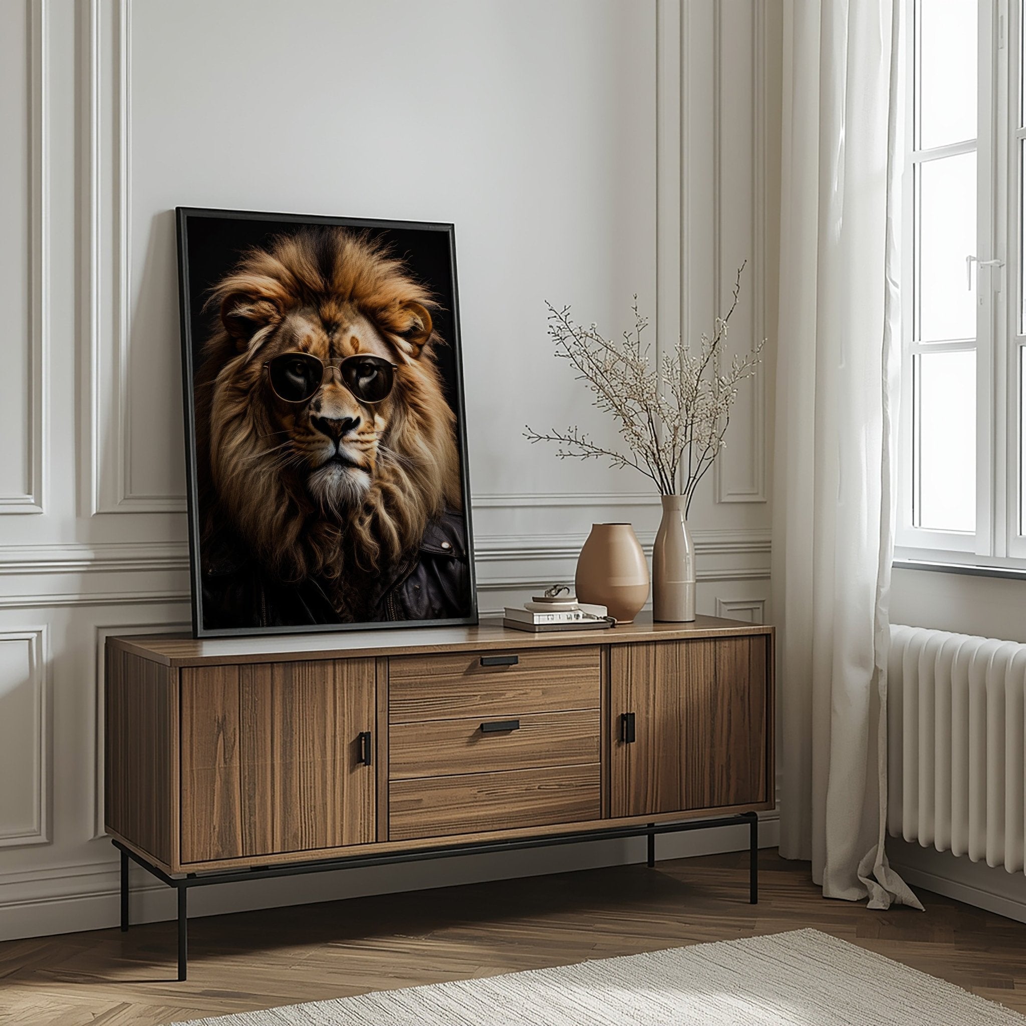 Luxe Leo | Unique Lion Wall Art Print