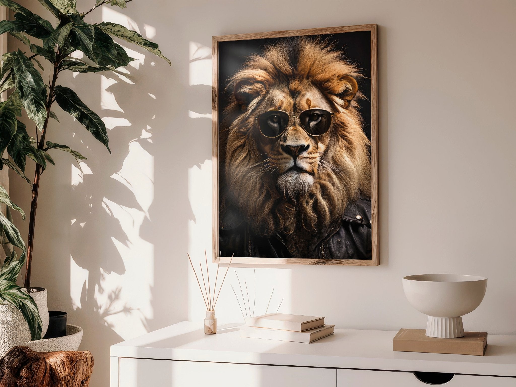 Luxe Leo | Unique Lion Wall Art Print