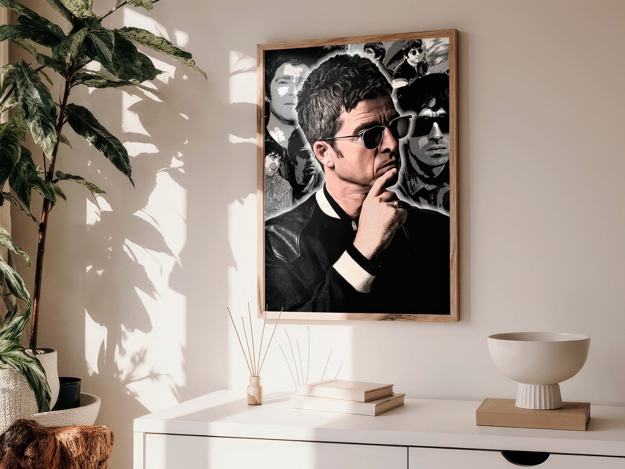 Masterplan Mode | Noel Gallagher Wall Art | Oasis Collage Poster