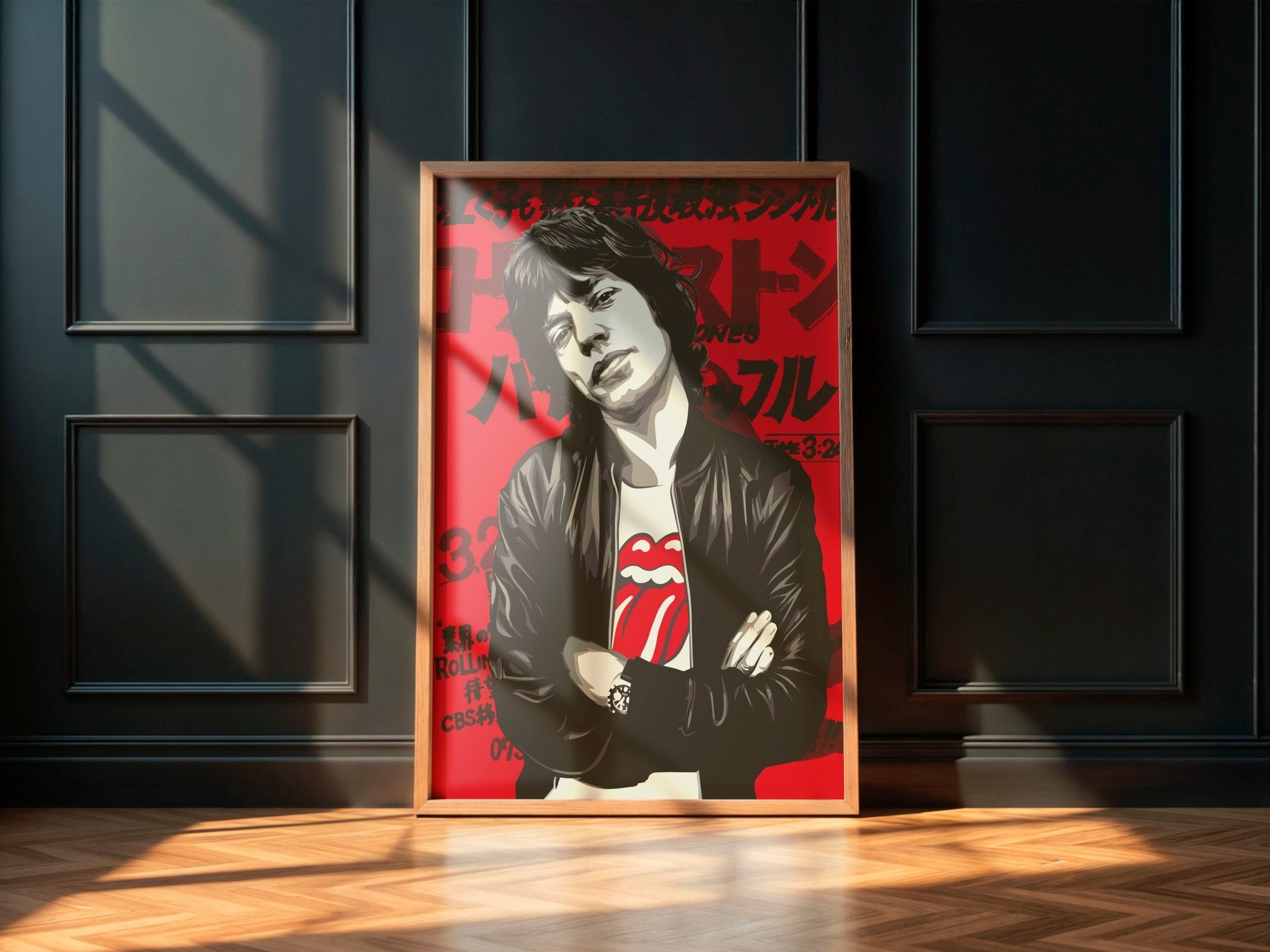 mick-jagger-rolling-stones-wall-art-red-poster