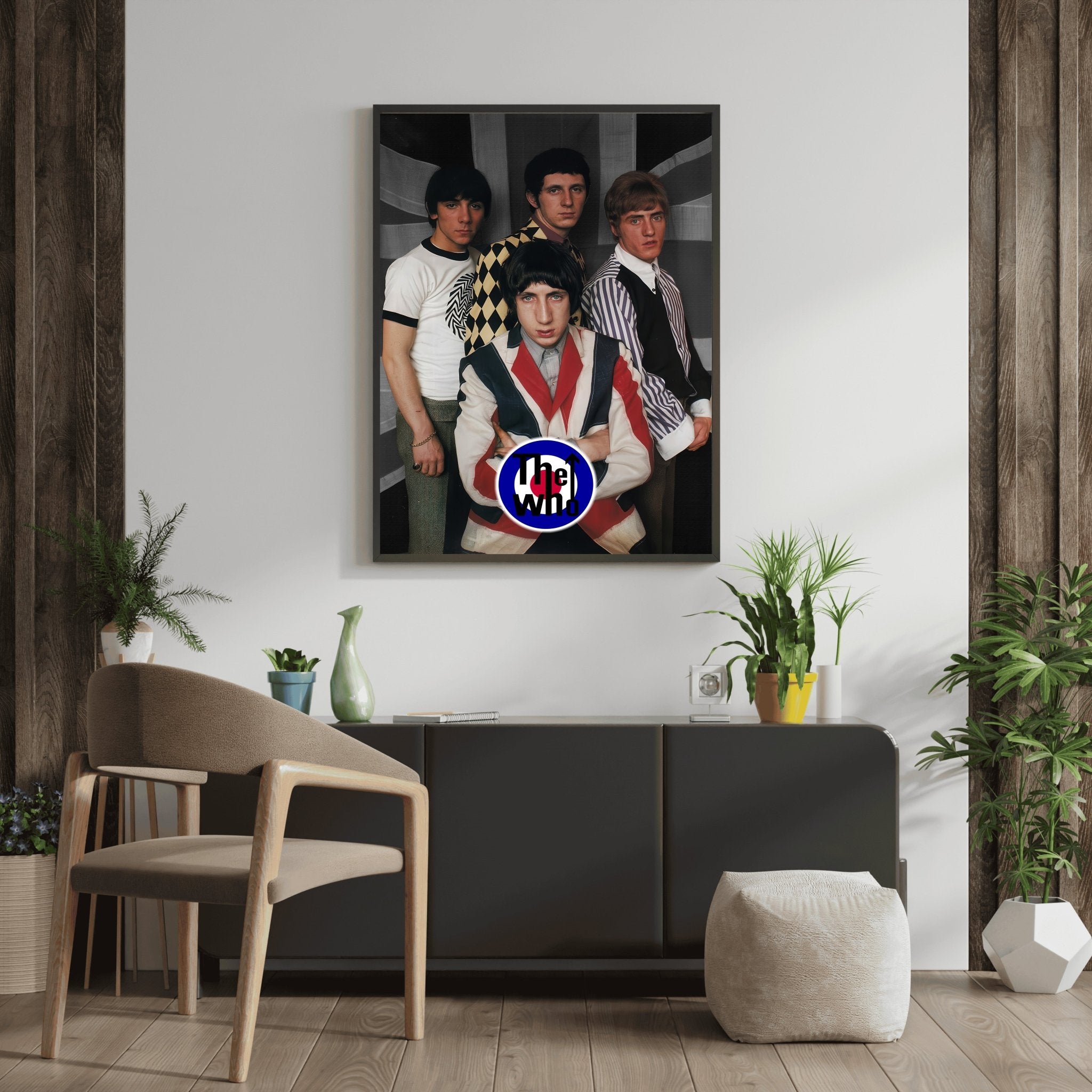 Mod Gods | The Who Retro British Rock Wall Art Print - Print