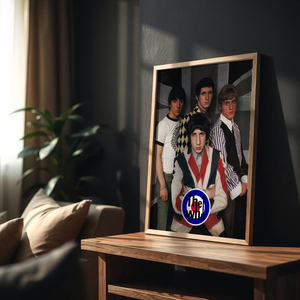 Mod Gods | The Who Retro British Rock Wall Art Print - Print