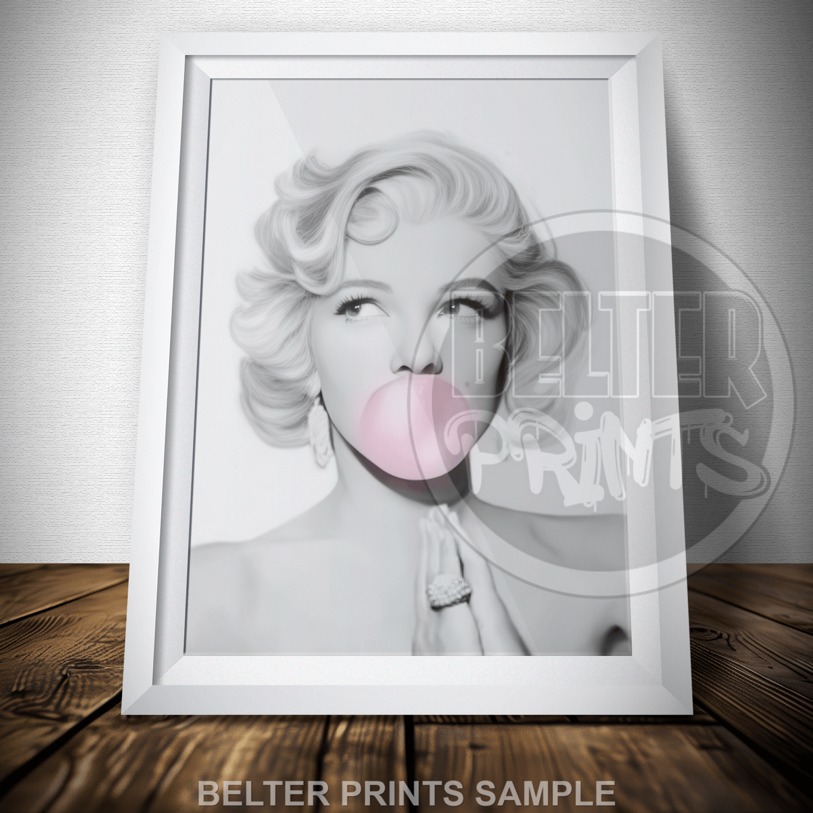 monroe-bubble-gum-glamour-wall-art-print-poster