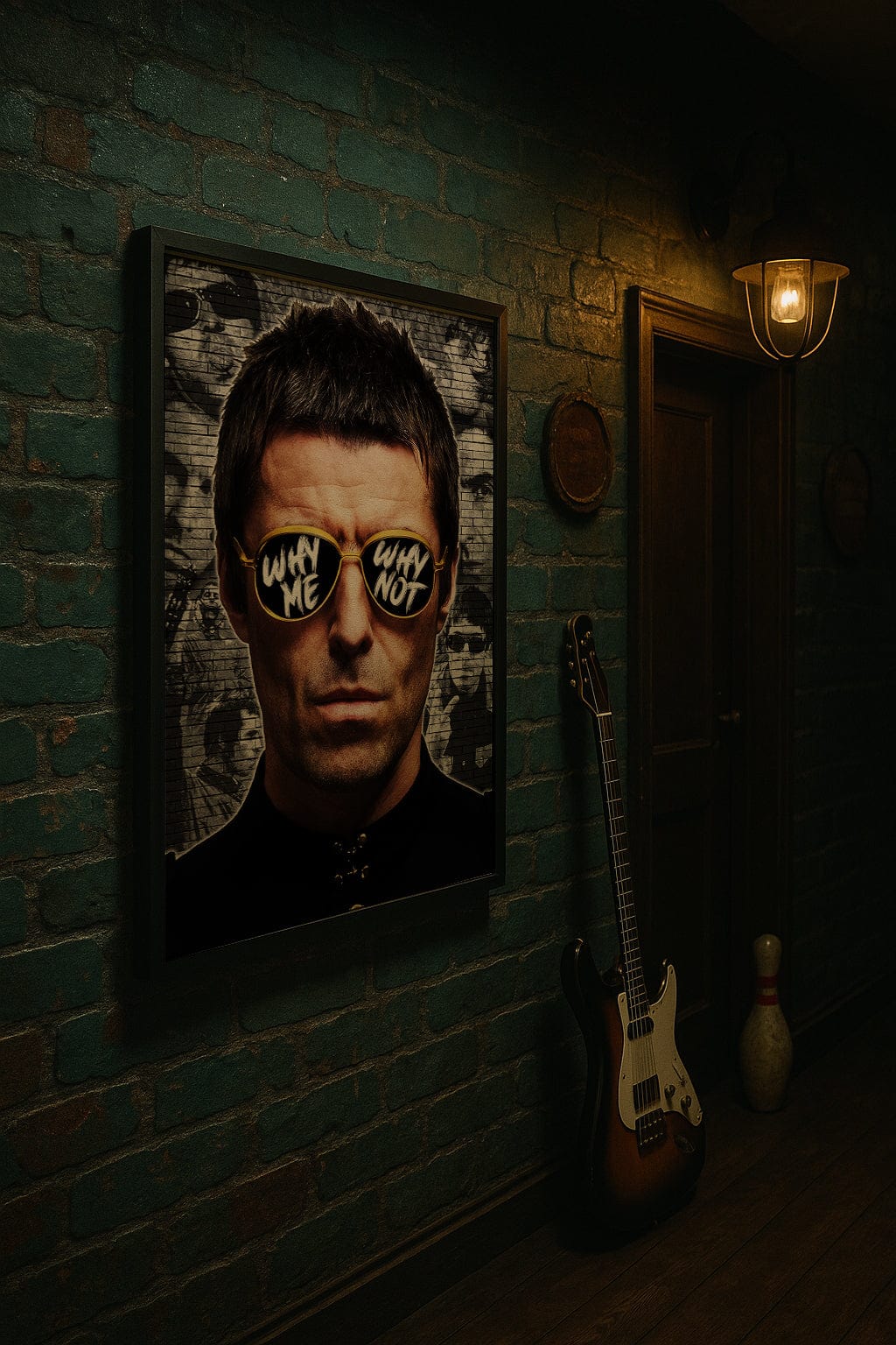 liam gallagher wall art fine print