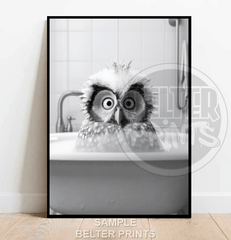 owl-in-the-bath-wall-art-print
