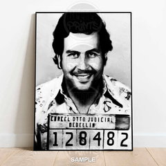 pablo-escobar-mugshot-infamous-wall-art-print