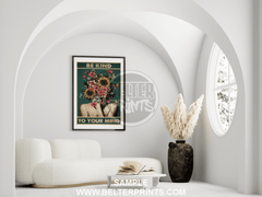 poster-be-kind-to-your-mind-mental-health-wall-art-print