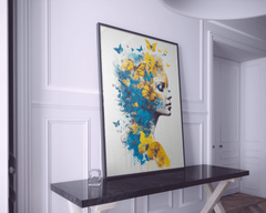 poster-butterfly-collector-elegant-woman-wall-art-print