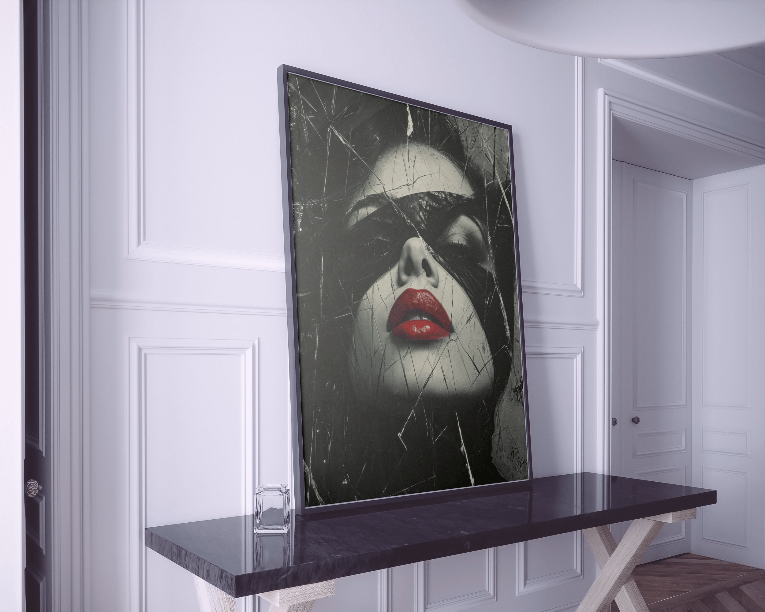 catwoman-glamour-abstract-wall-art-print-poster