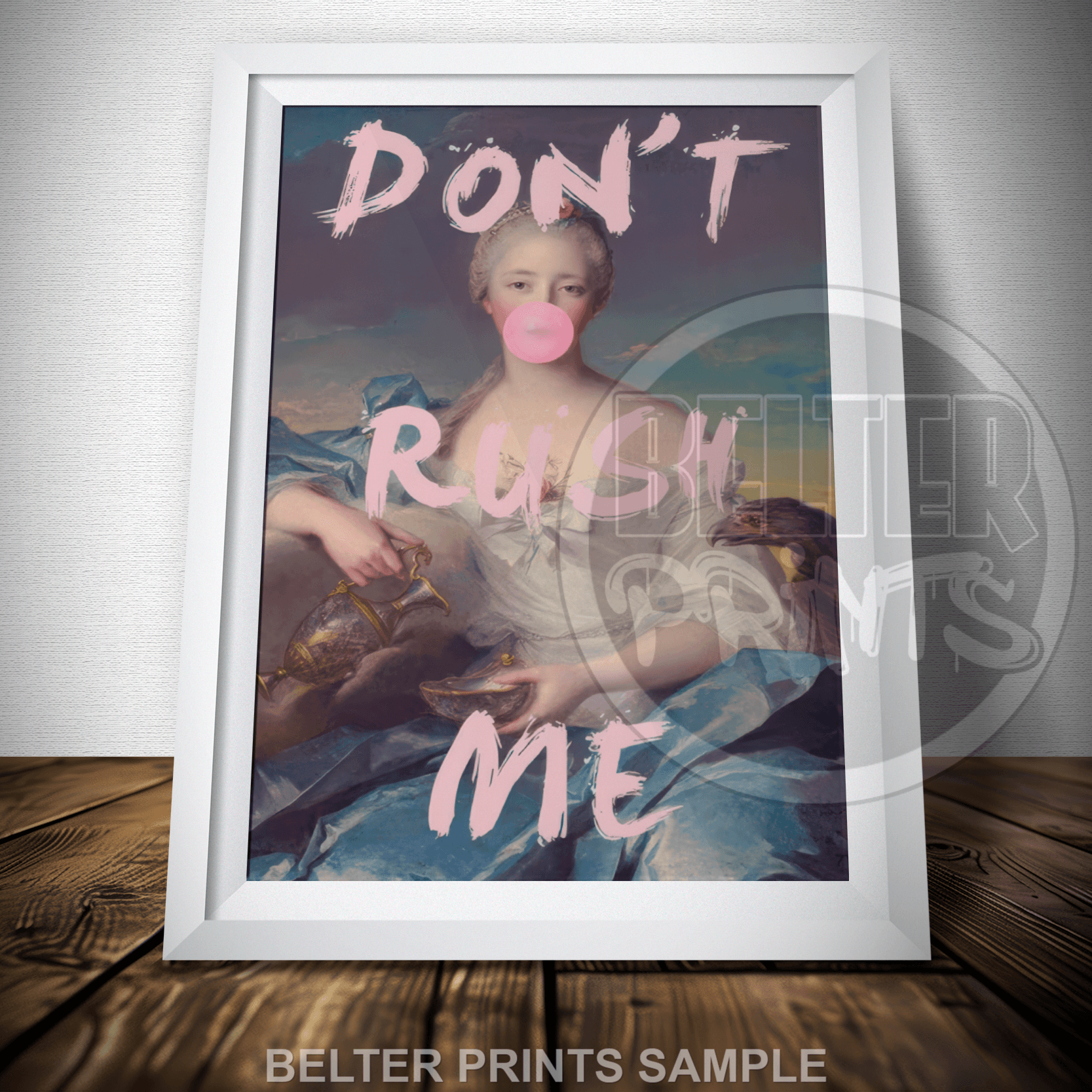 dont-rush-me-vintage-bubble-gum-wall-art-print-poster