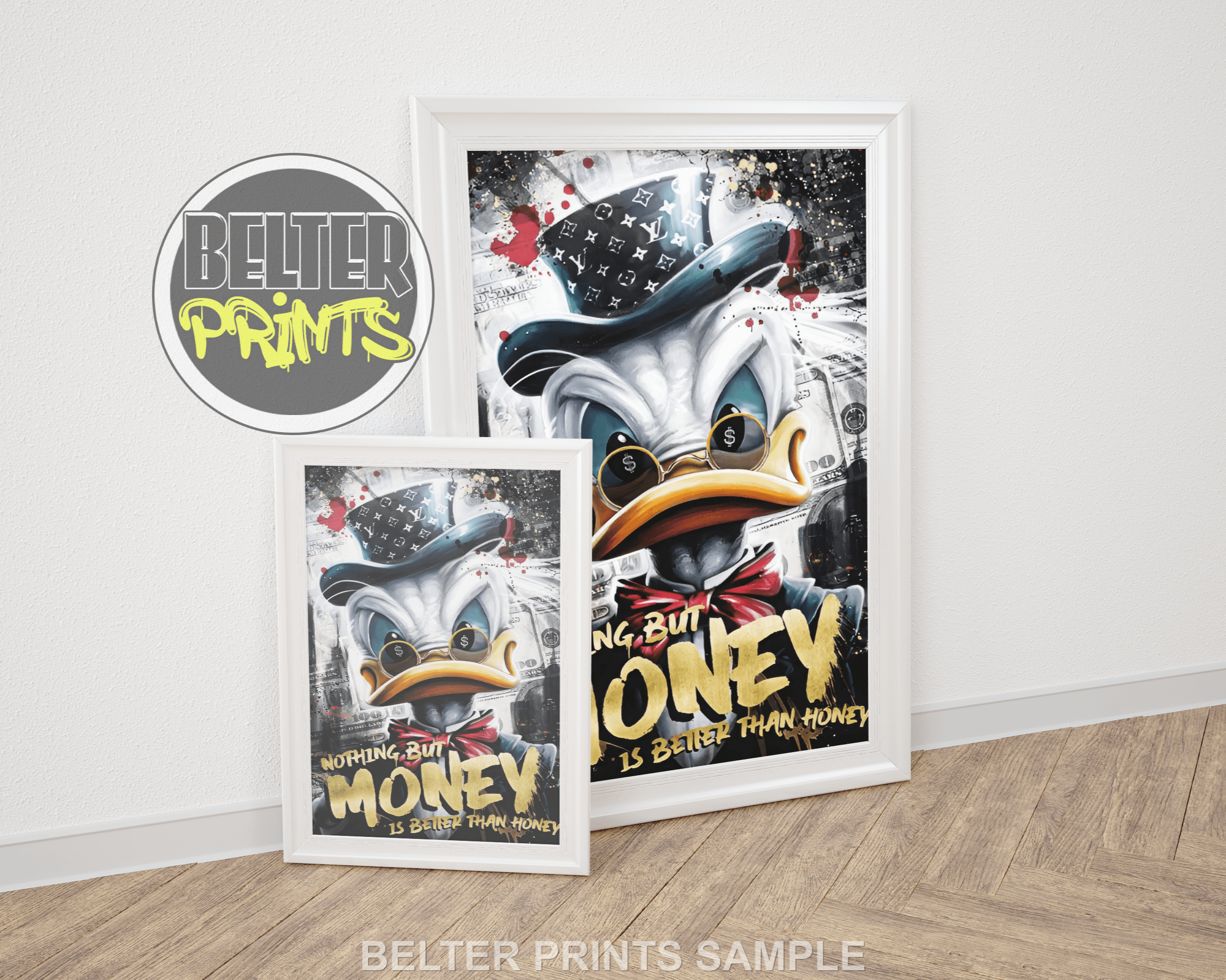 scrooge-duck-money-motivation-wall-art-print-poster