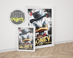 scrooge-duck-money-motivation-wall-art-print-poster