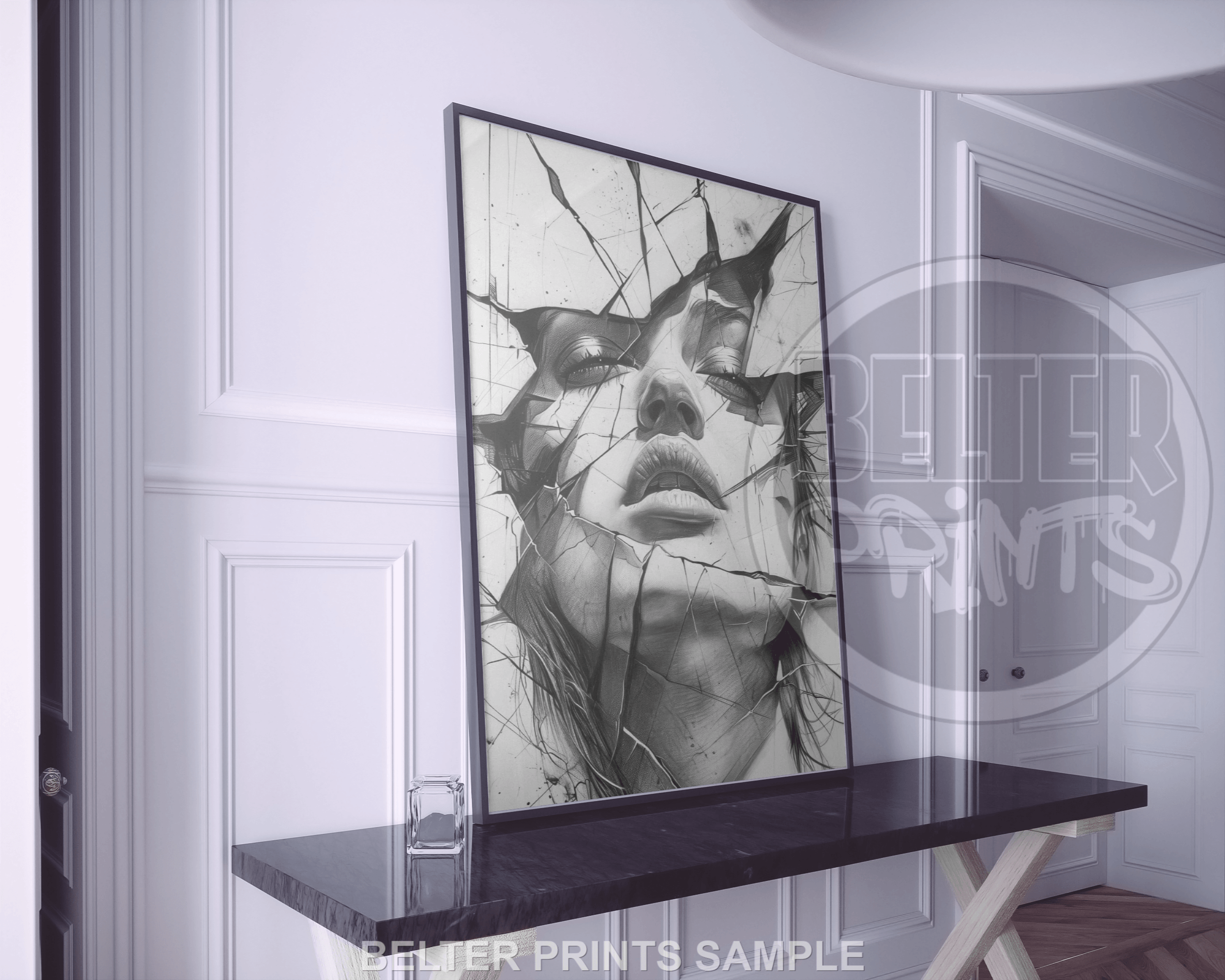 poster-shattered-grace-abstract-woman-wall-art-print