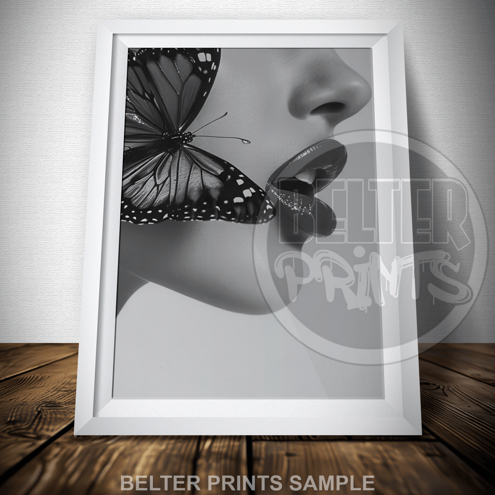 timeless-flutter-woman-butterfly-wall-art-print-poster