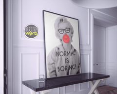 normal-is-boring-marilyn-monroe-bubble-gum-wall-art-print-print