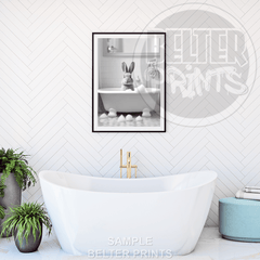 rabbit-in-the-bath-wall-art-print-cute