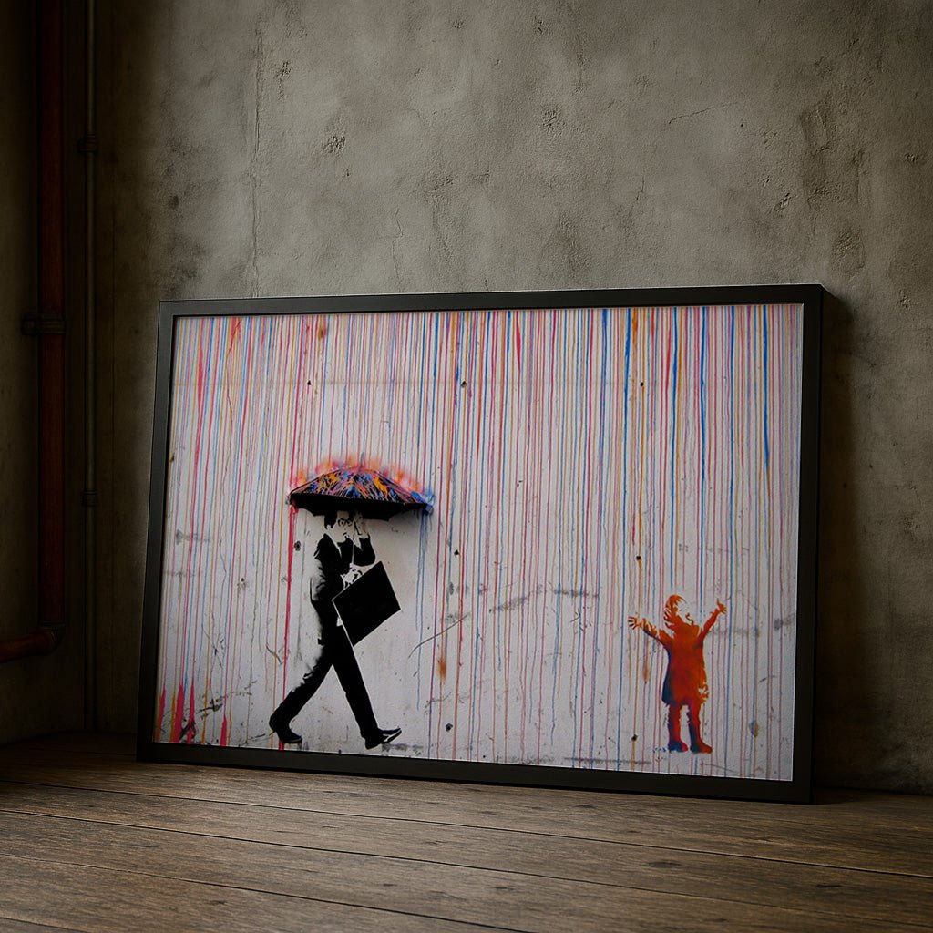 street-art-man-with-umbrella-banksy-style-poster