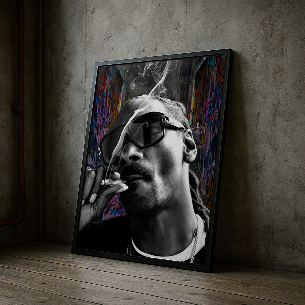rap-icon-snoop-dogg-wall-art-black-and-white