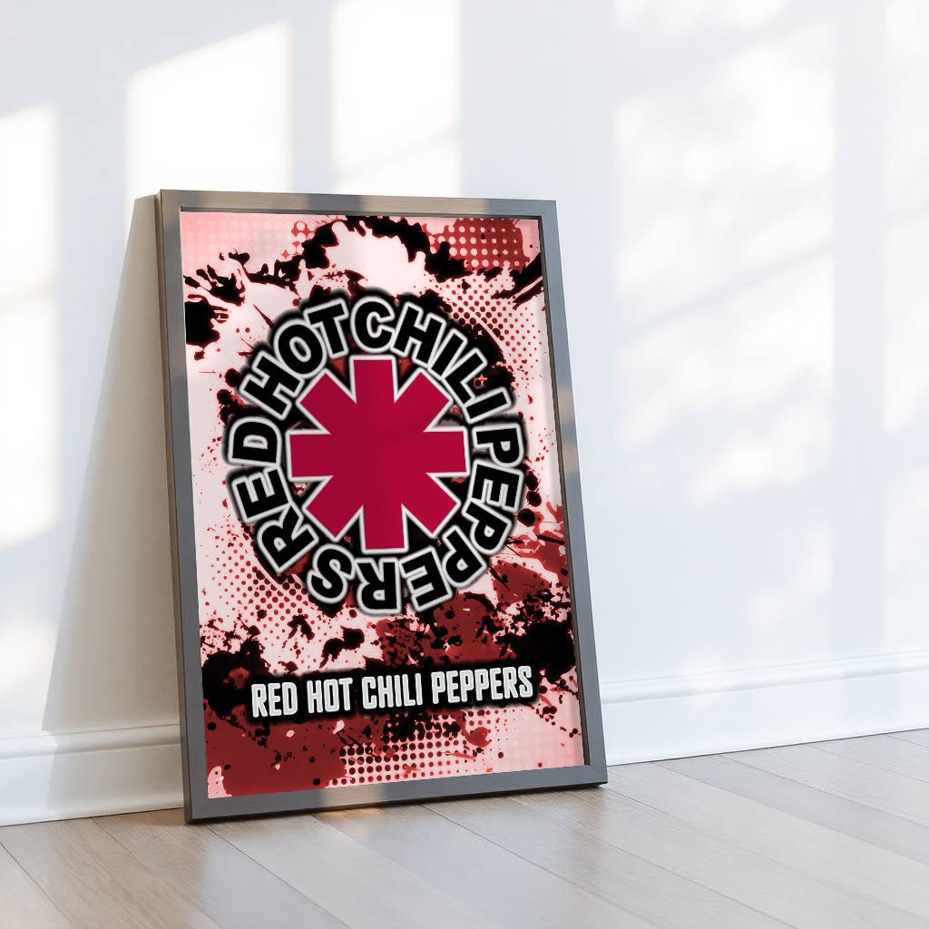 red-hot-chili-peppers-wall-art-band-logo-poster