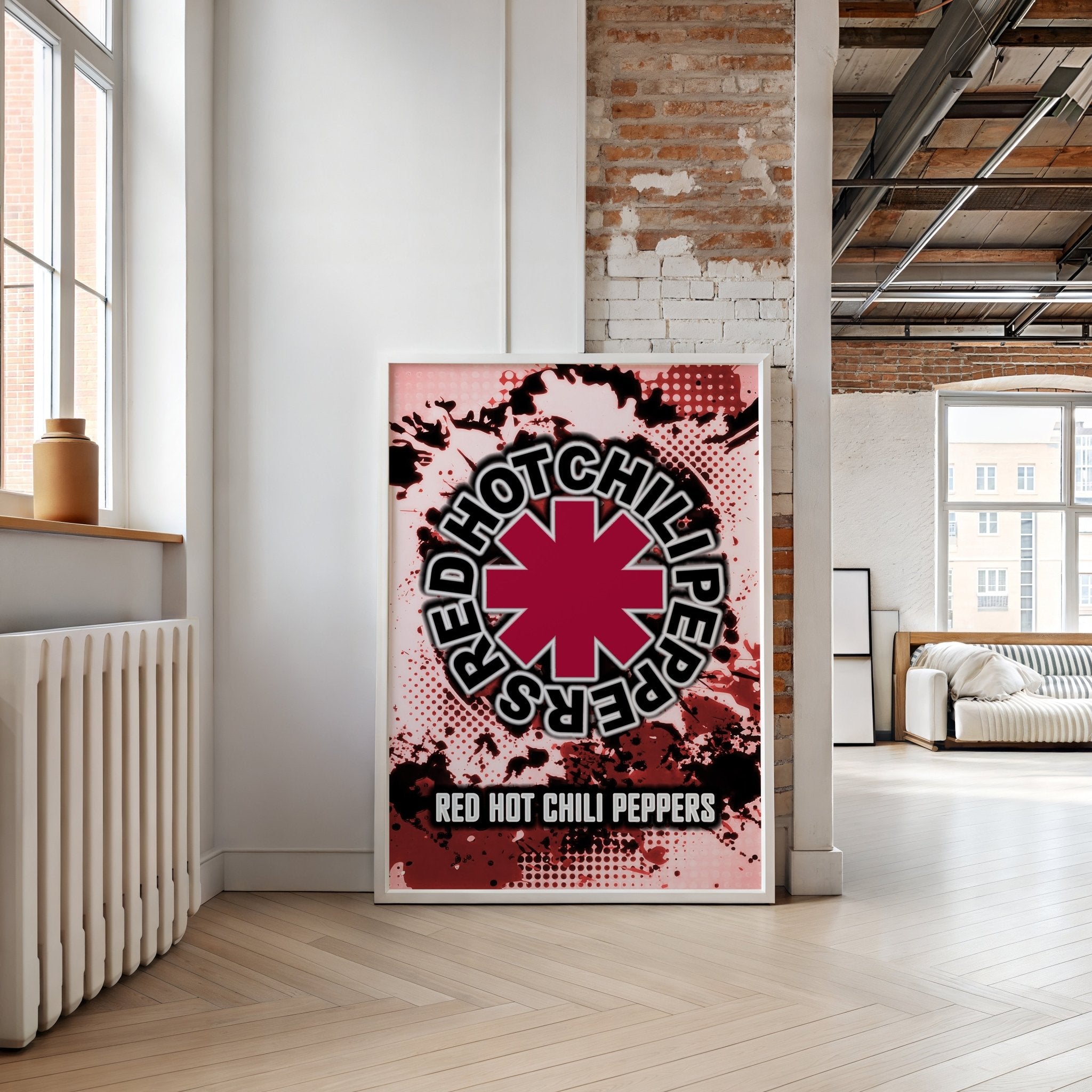 rhcp-band-wall-art-industrial-style-poster-print