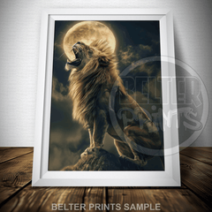 roaring-lion-full-moon-print-art