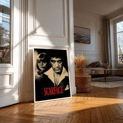 Scarface Movie | Tony Montana & Elvira Vintage Wall Art Print - Print