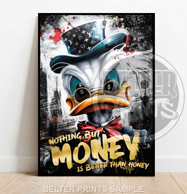 scrooge-duck-money-motivation-wall-art-print