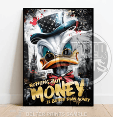 scrooge-duck-money-motivation-wall-art-print