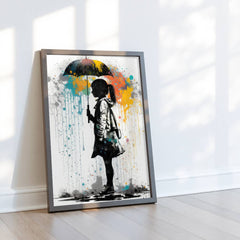 shield-of-colour-girl-umbrella-street-art-poster-framed