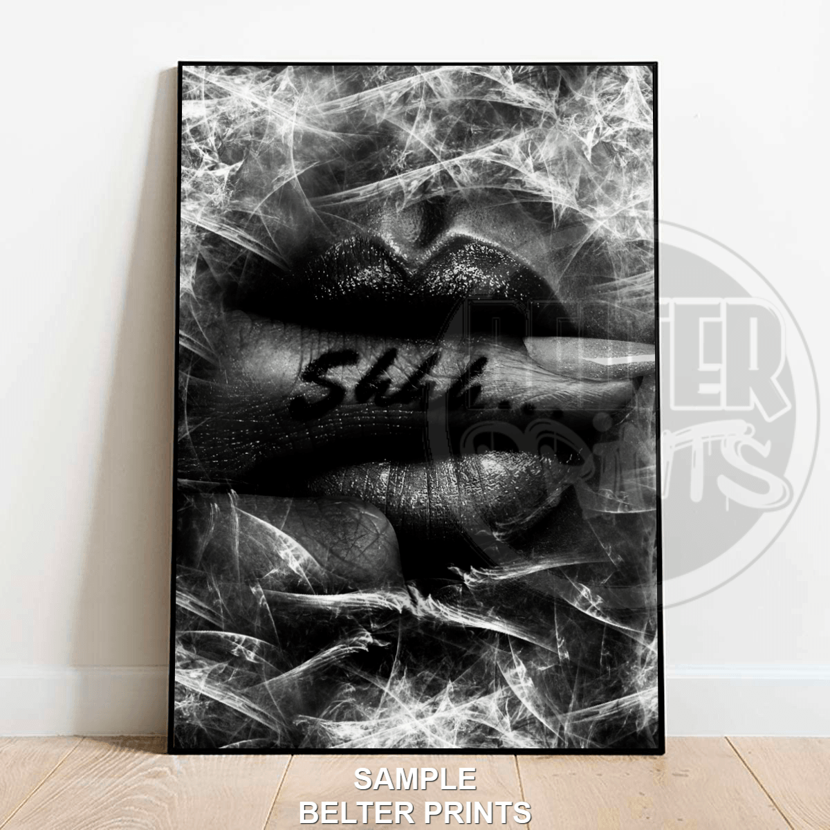 silent-elegance-shhh-tattoo-wall-art-print
