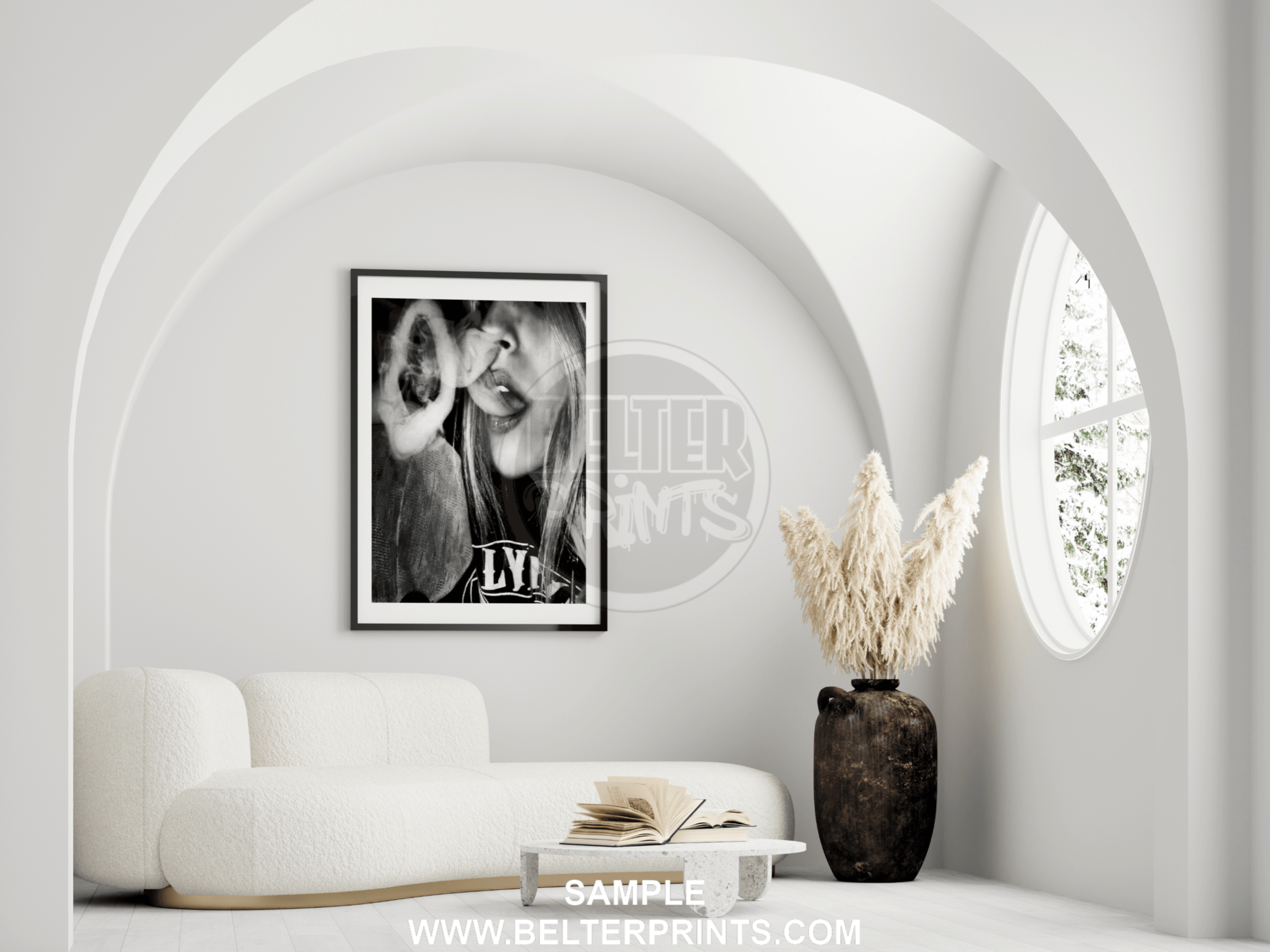 decor-smoke-ring-elegance-woman-black-white-wall-art-print