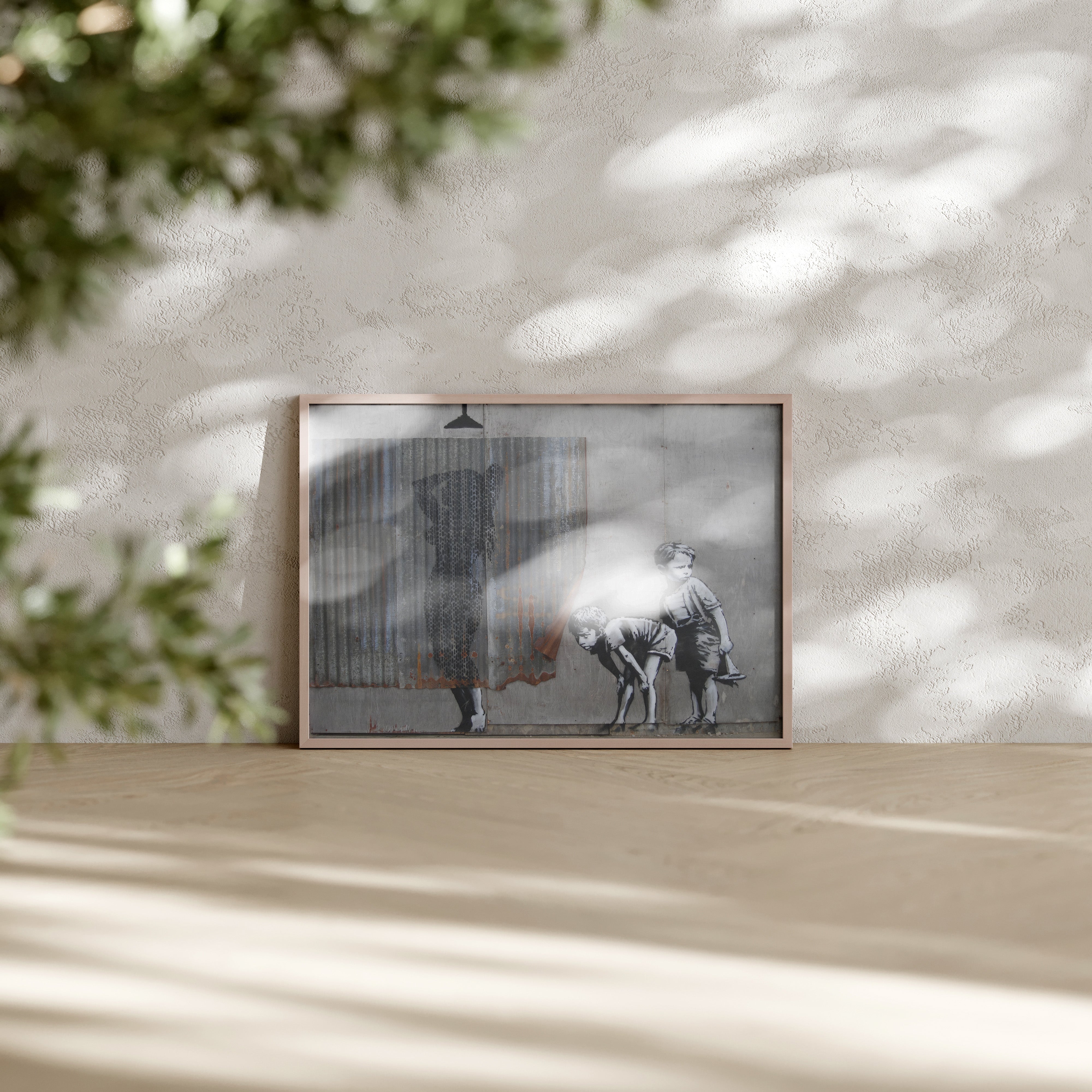 stencil-style-banksy-art-print-peeping-boys