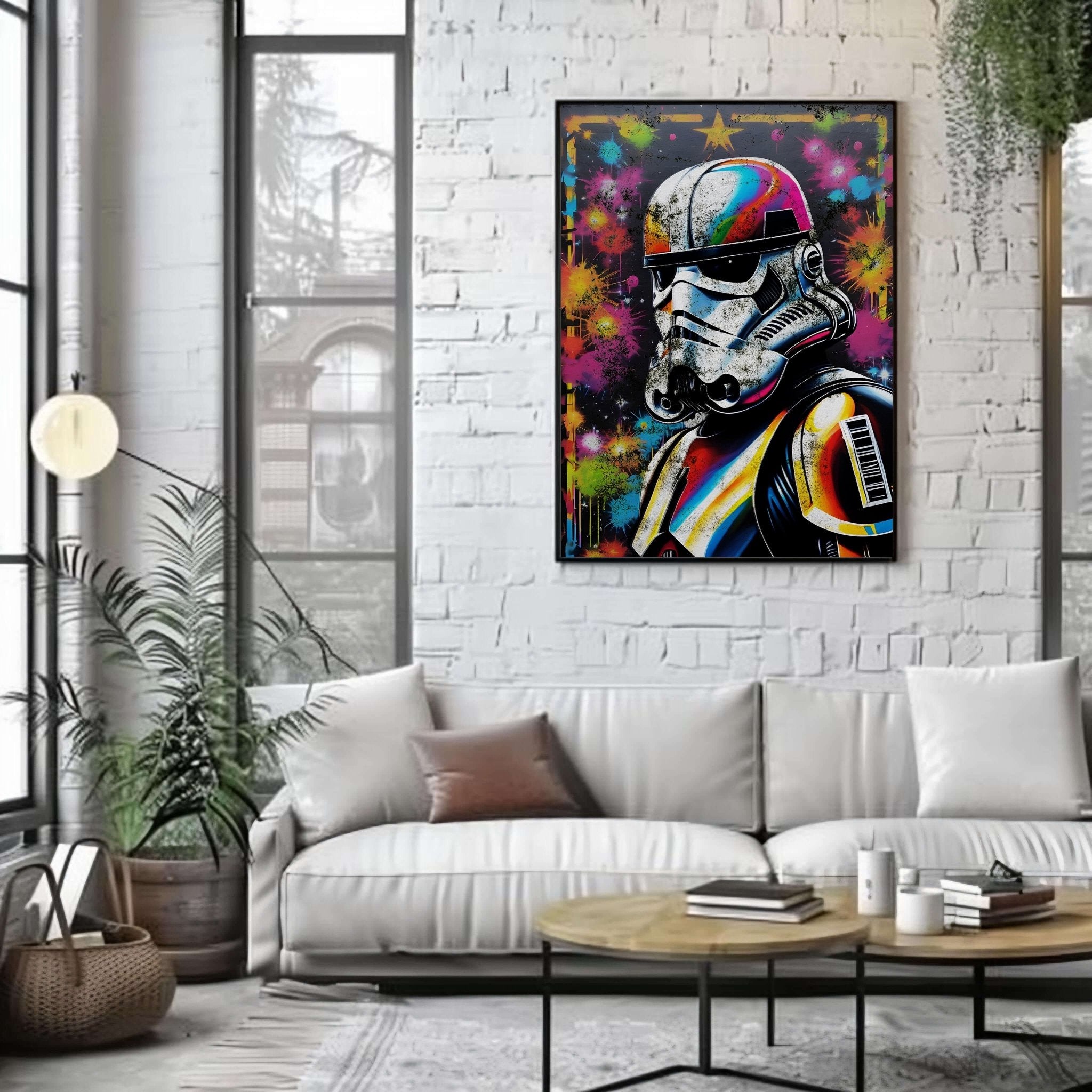 Stormtrooper | Urban Graffiti Pop Art Print